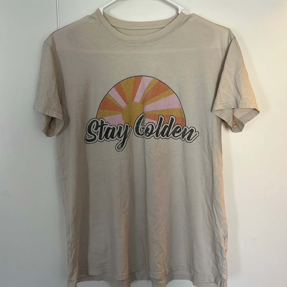 Show Me Your Mumu “Stay Golden” slightly oversized tee